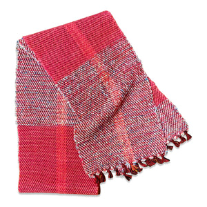 Coral Kiss Color Block Scarf