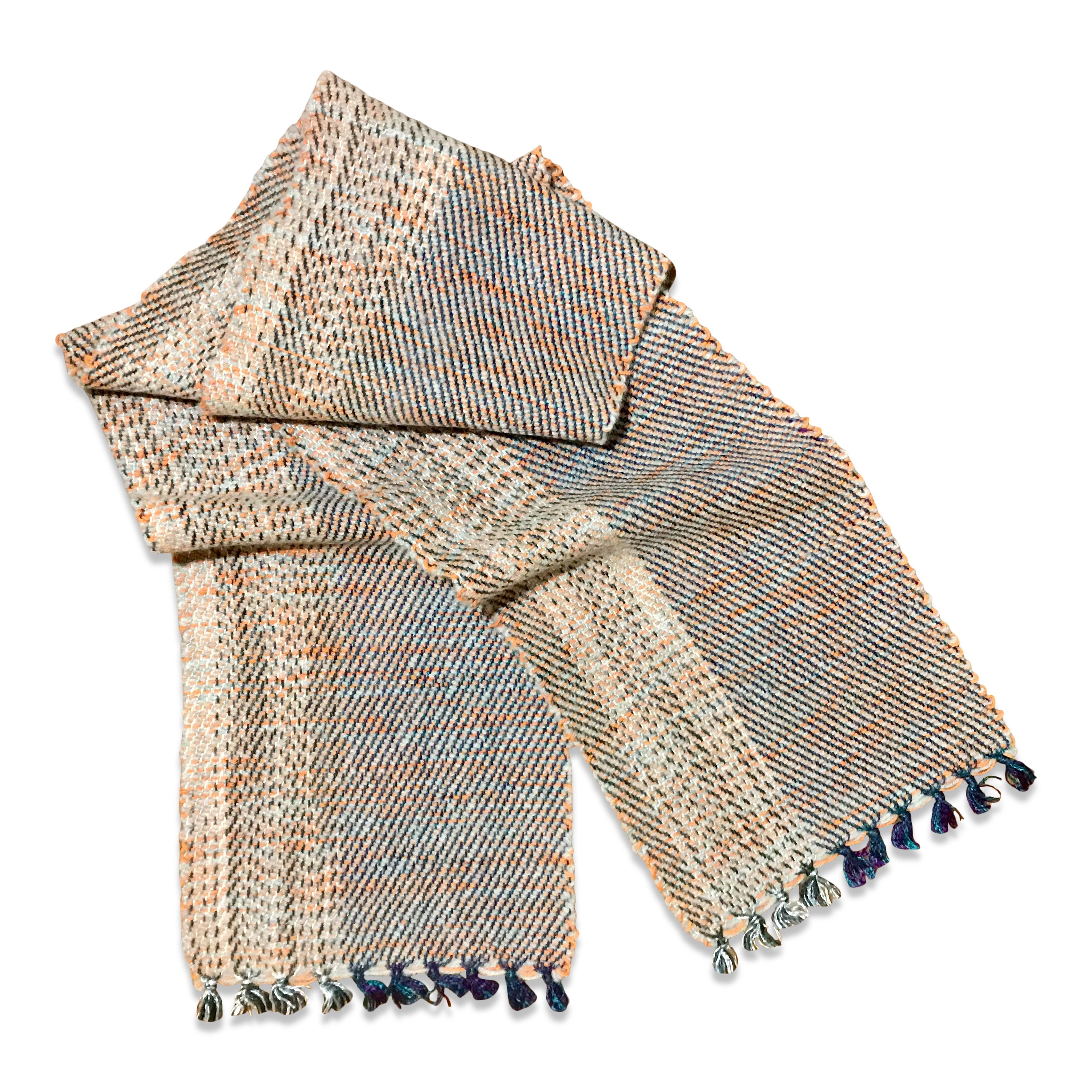 Orange Beige Scarf